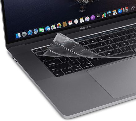 Накладка на клавиатуру WIWU TPU Key Board Protector for MacBook Pro 16 (2019) / Pro 13 (2020) - Прозрачная US, цена | Фото