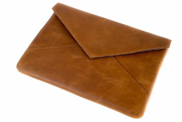 Кожаный чехол ручной работы для MacBook - Бордо (03008), цена | Фото