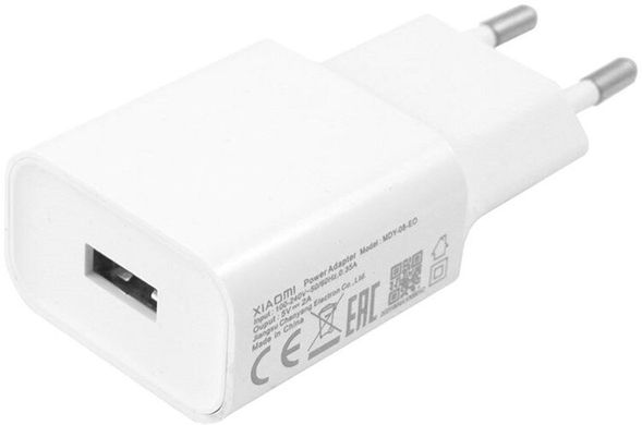 Сетевое зарядное устройство Xiaomi Mi Adaptor EU QC3.0 18W White (MDY-10-EF), цена | Фото