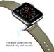 Шкіряний ремінець STR на сучасній застібці для Apple Watch 41/40/38 mm - Black, ціна | Фото 2