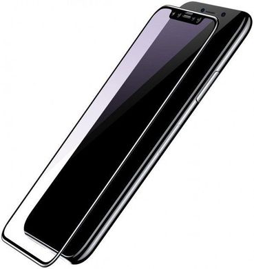 Защитное стекло Baseus 0.3mm Silk-screen 3D Arc Tempered Glass Black for iPhone X, цена | Фото