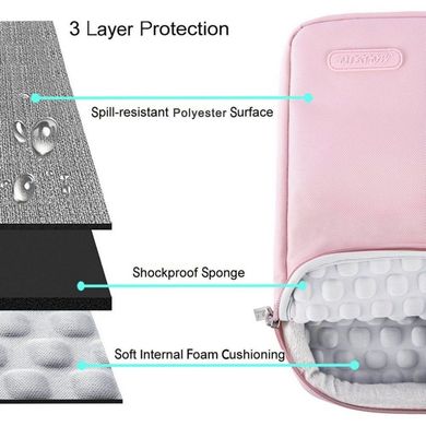Чехол Mosiso Nylon Sleeve for MacBook Air / Pro 13 - Pink (MS-HY13-PK), цена | Фото