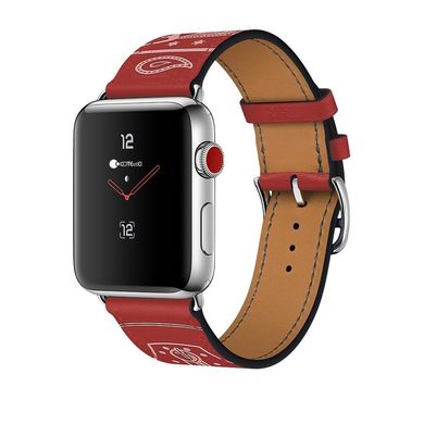Ремінець COTEetCI Fashion W13 Leather for Apple Watch 38/40mm Red (WH5218-RD), ціна | Фото