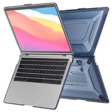 Противоударная накладка STR Mecha Shockproof Case for MacBook Air 13 (2018-2020) - Black, цена | Фото