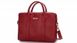 Шкіряна жіноча сумка для ноутбука червона Dulce, ціна | Фото 4