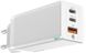 Зарядное устройство Baseus GaN Quick Travel Charger 65W (2 Type-C + 1 USB) - White, цена | Фото 1