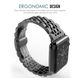 Металевий ремінець STR 7-Bead Metal Band for Apple Watch 42/44/45 mm (Series SE/7/6/5/4/3/2/1) - Silver/Rose Gold, ціна | Фото 2