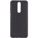 PU чехол-накладка Epik Weaving series для Xiaomi Redmi K30 - Черный, цена | Фото 1