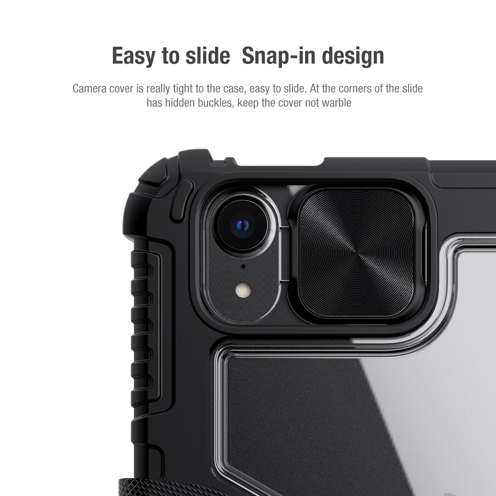 Протиударний чохол із захистом камери Nillkin Bumper Leather Case Pro for iPad Mini 6 (2021) - Black