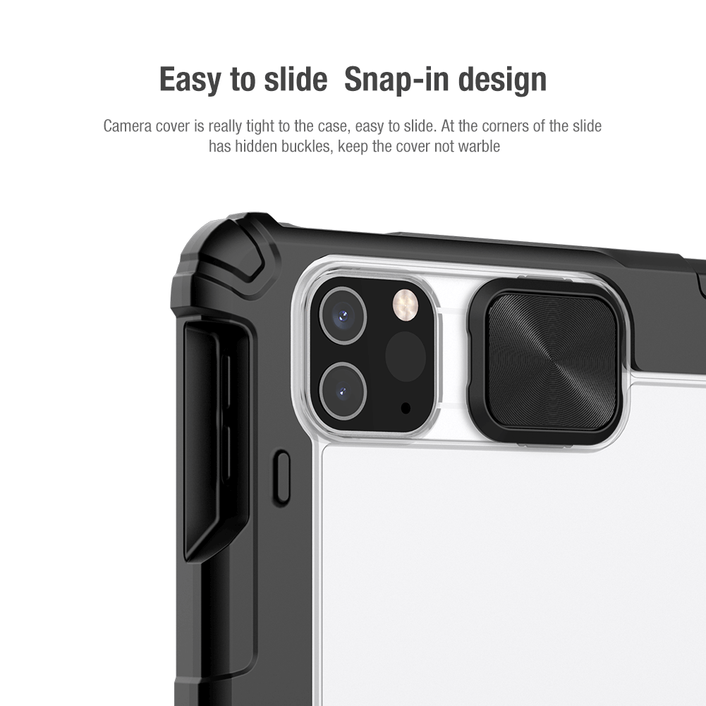 Протиударний чохол із захистом камери Nillkin Bumper Leather Case Pro for iPad Pro 12.9 (2020 | 2021) - Black