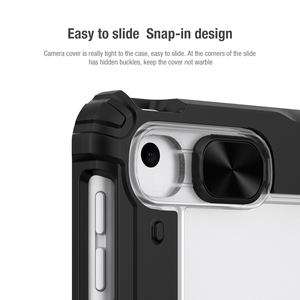 Протиударний чохол із захистом камери Nillkin Bumper Leather Case Pro for iPad 10.2 (2019 | 2020 | 2021) - Black