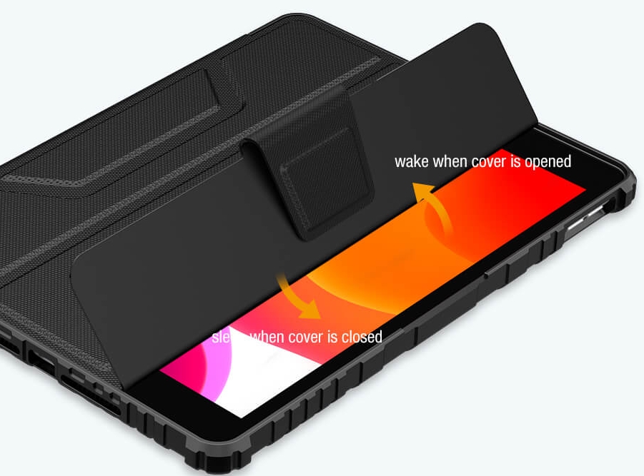 Противоударный чехол с защитой камеры Nillkin Bumper Leather Case Pro for iPad 10.2 (2019 | 2020 | 2021) - Black