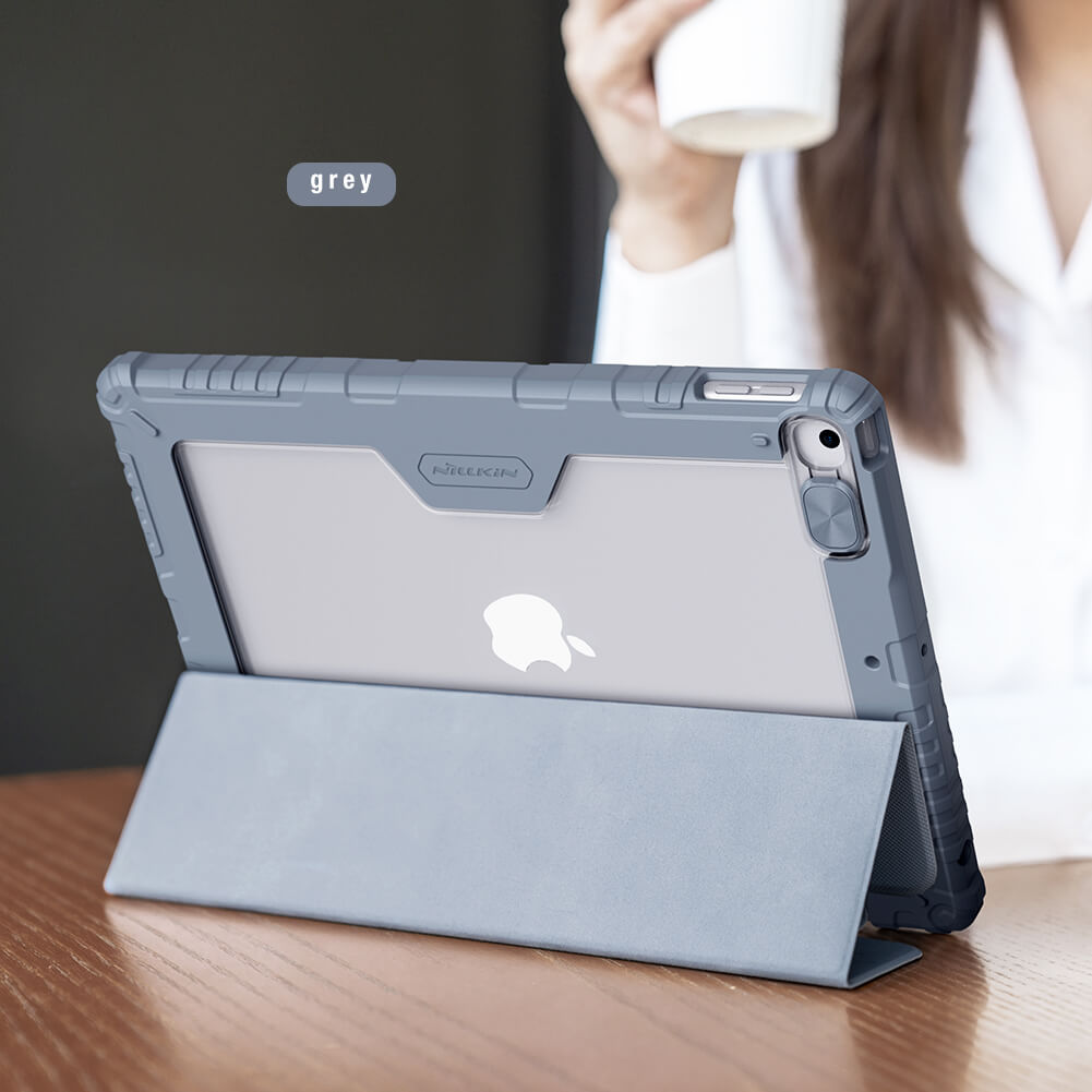 Противоударный чехол с защитой камеры Nillkin Bumper Leather Case Pro for iPad 10.2 (2019 | 2020 | 2021)