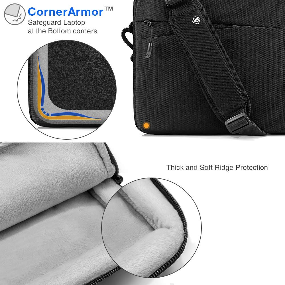 Сумка tomtoc 360 Slim Shoulder Bag for 15 Inch MacBook Pro (2016-2018) - Gray (A45-D01G)