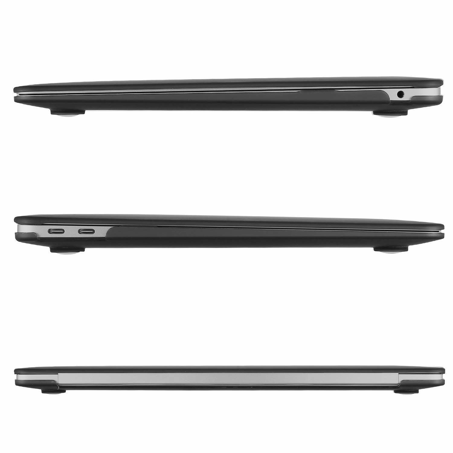 Пластиковая накладка STR Matte Hard Shell Case for MacBook Air 13 (2018) A1932 - Черный