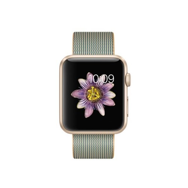 Ремешок Apple Watch 38/42 mm Woven Nylon Band - Gold/Royal Blue