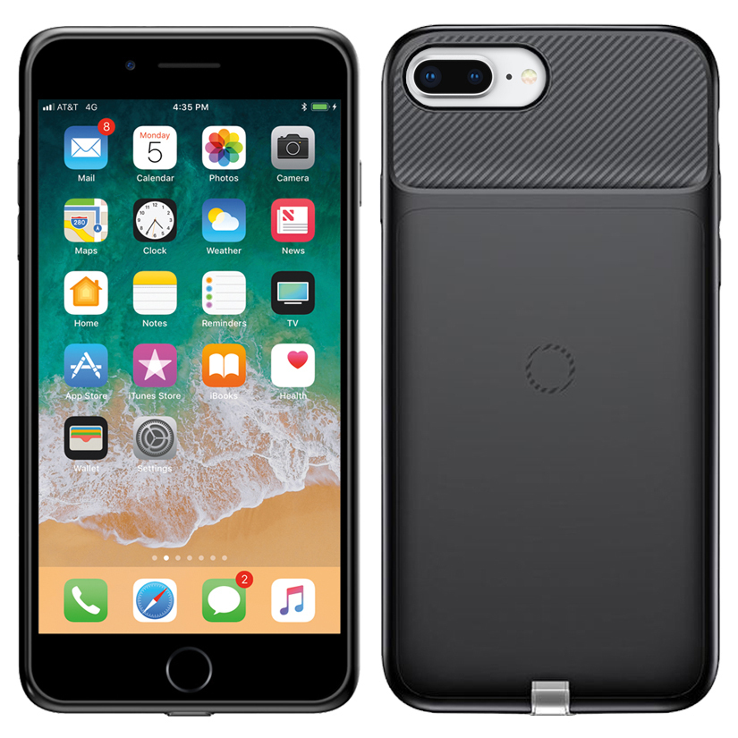 Чехол для беспроводной зарядки Baseus Wireless Charging Receive Backclip для iPhone 7 Plus/8 Plus (Black)