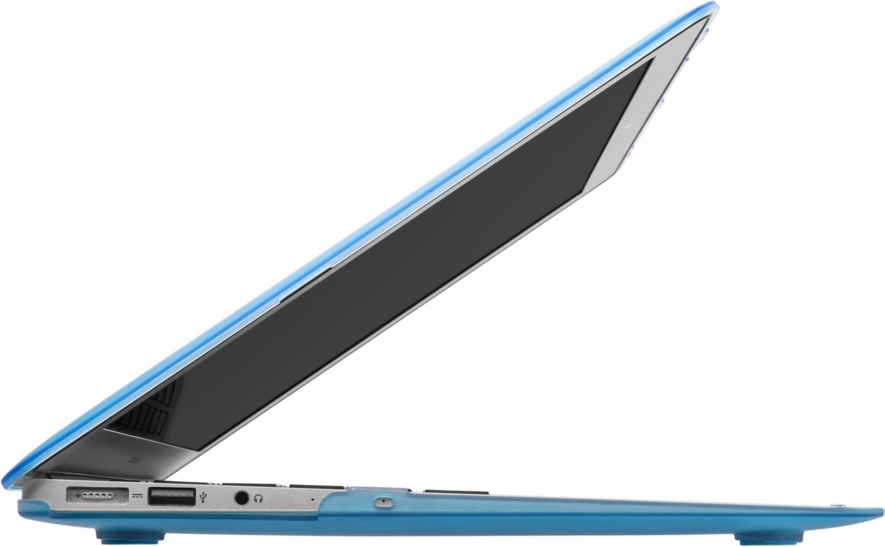 Пластиковый чехол LAUT HUEX for MacBook Air 13 - Голубой / Розовый (LAUT_MA13_HX_PBL)