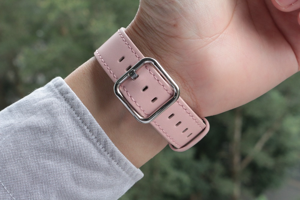 Ремешок STR New Classic Buckle for Apple Watch 38/40 mm - Pink