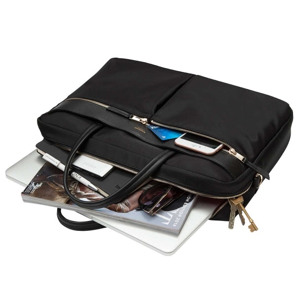 Сумка Knomo Hanover Slim Briefcase 15' Black (KN-119-104-BLK)