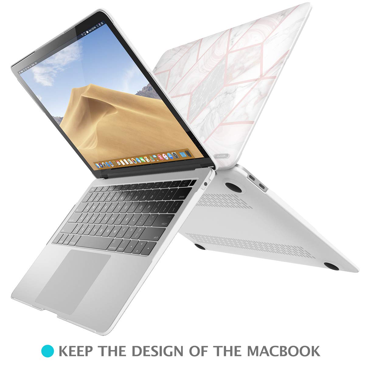 Накладка i-Blason Halo Transparent Case for MacBook Air 13 A1932 (2018-2019) - Marble (IBL-HALO-AIR13-M)