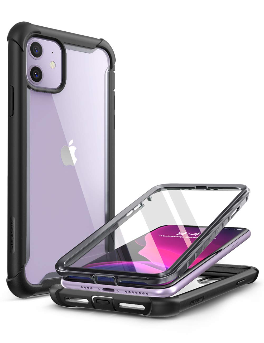 Чехол i-Blason Ares Series Clear Case for iPhone 11 - Black (IBL-IPH11-ARS-BK)