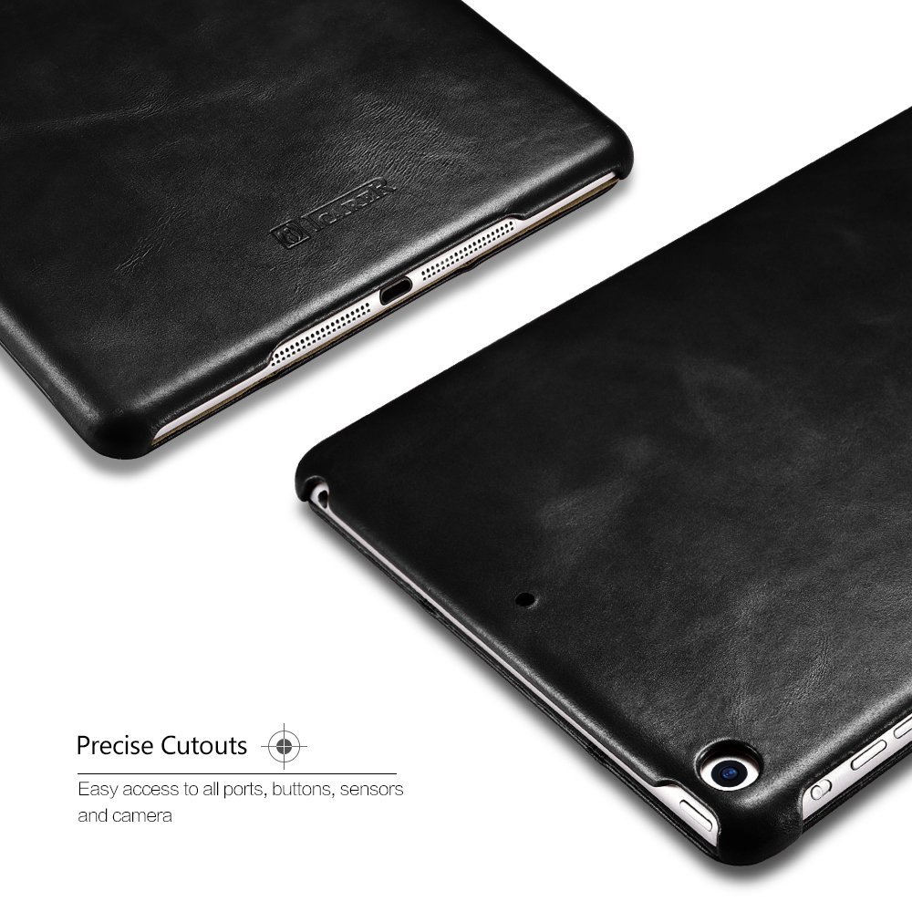 Чехол iCarer Vintage Leather Case for iPad 9.7 (2017) - Black