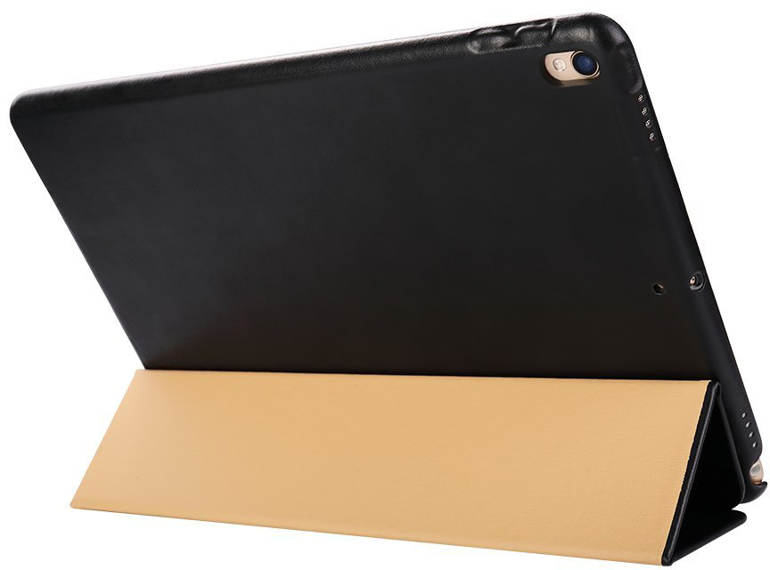 Кожаный чехол JisonCase Leather Case with Pencil Holder for iPad 9.7 (2017/2018) - Black (JS-IPD-01M10)
