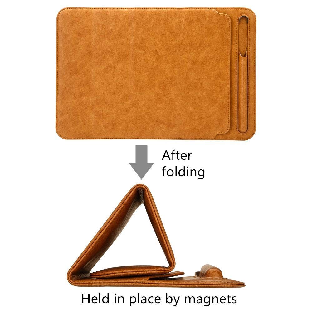 Чехол JisonCase Leather Sleeve for iPad Pro 10.5 - Brown (JS-PRO-23M20)