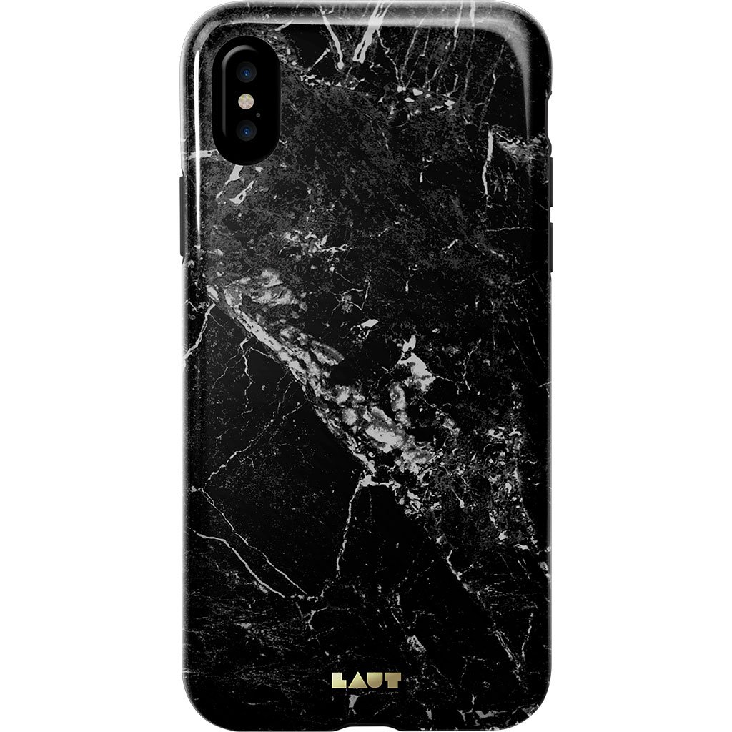 Чехол LAUT Huex for iPhone X - Black Marble (LAUT_IP8_HXE_MB)