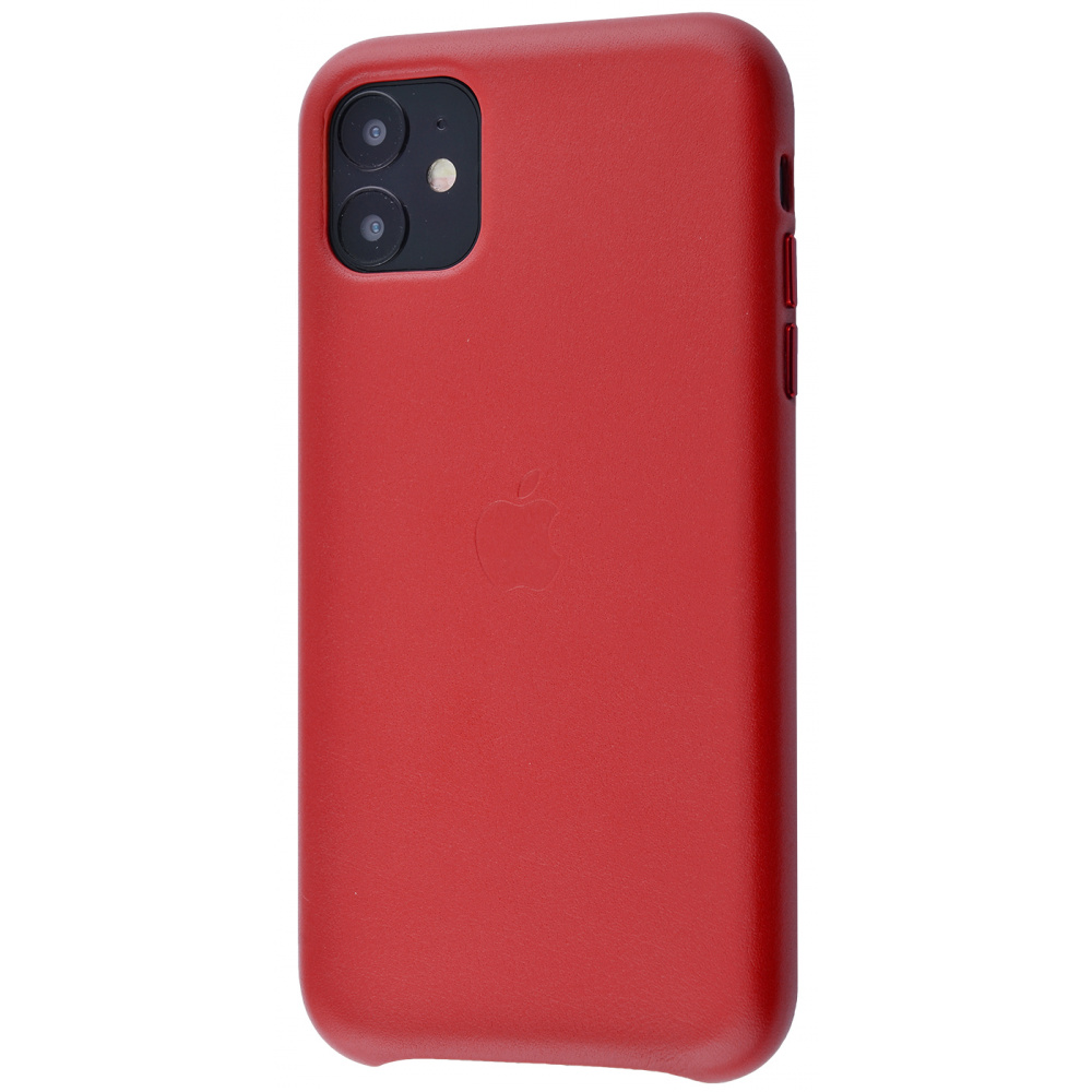 Чехол STR Leather Case for iPhone 11 - Black (Лучшая копия)