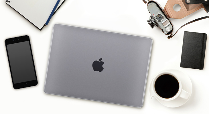 Пластиковая накладка Macally Hard-Shell for MacBook 12' - Прозрачный (MBSHELL12-C)
