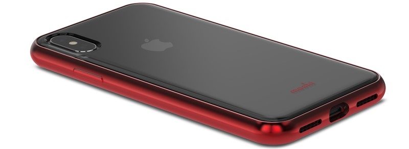 Moshi Vitros Slim Stylish Protection Case Crimson Red for iPhone X (99MO103321)