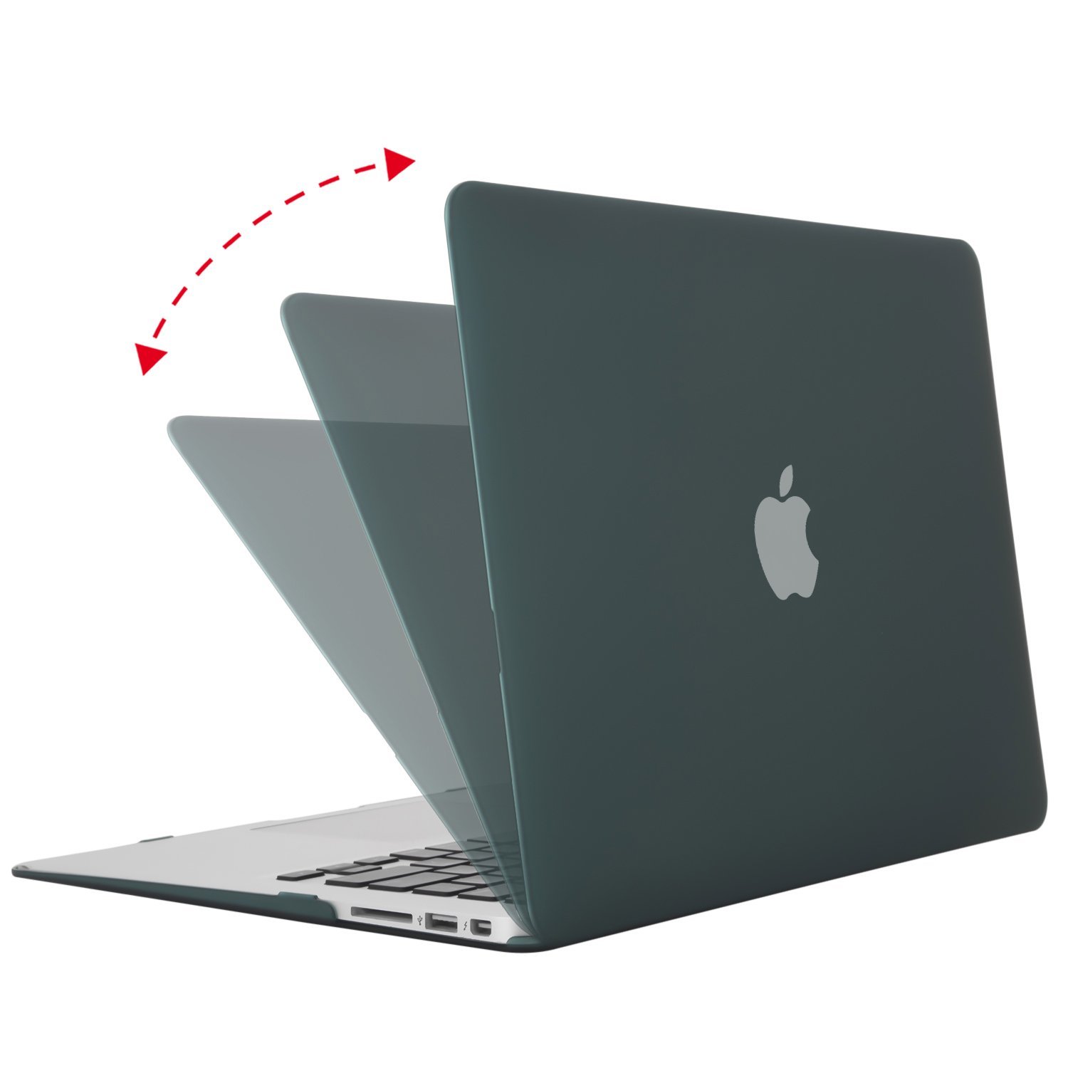 Пластиковая накладка Mosiso Crystal Matte Hard Case for MacBook Pro 13 (2016-2017) - Deep Teal