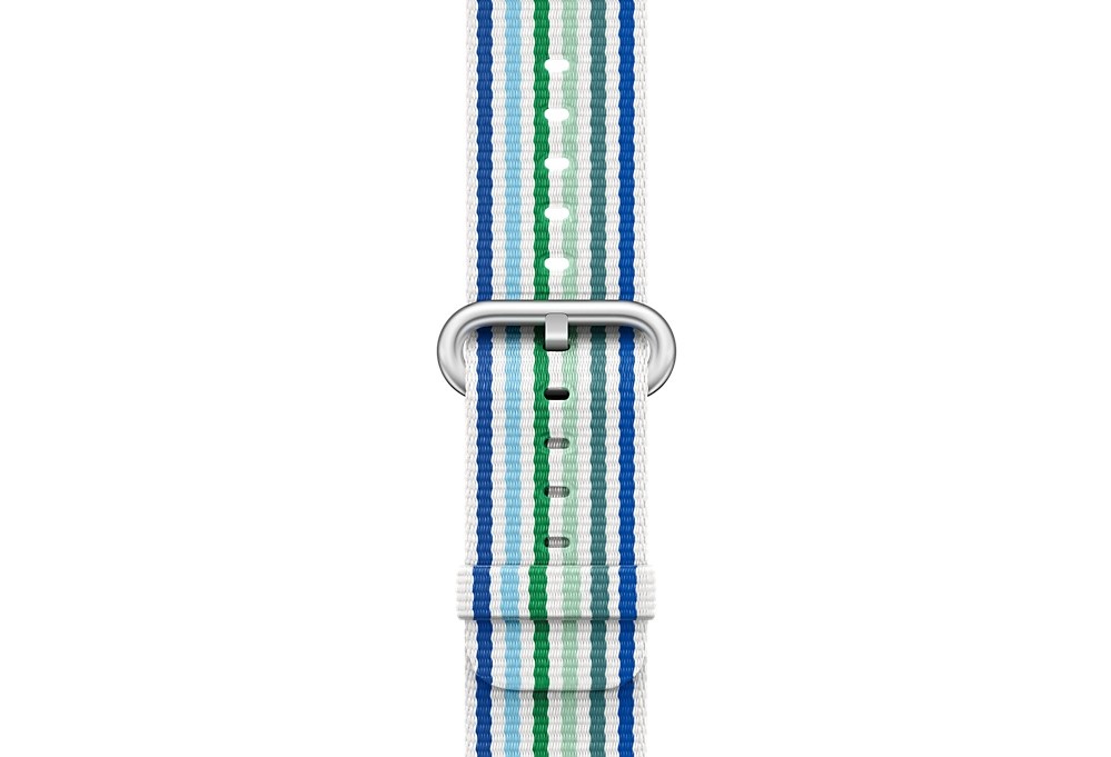 Apple Watch 42/38mm Woven Nylon (Оригинал) - Blue Stripe