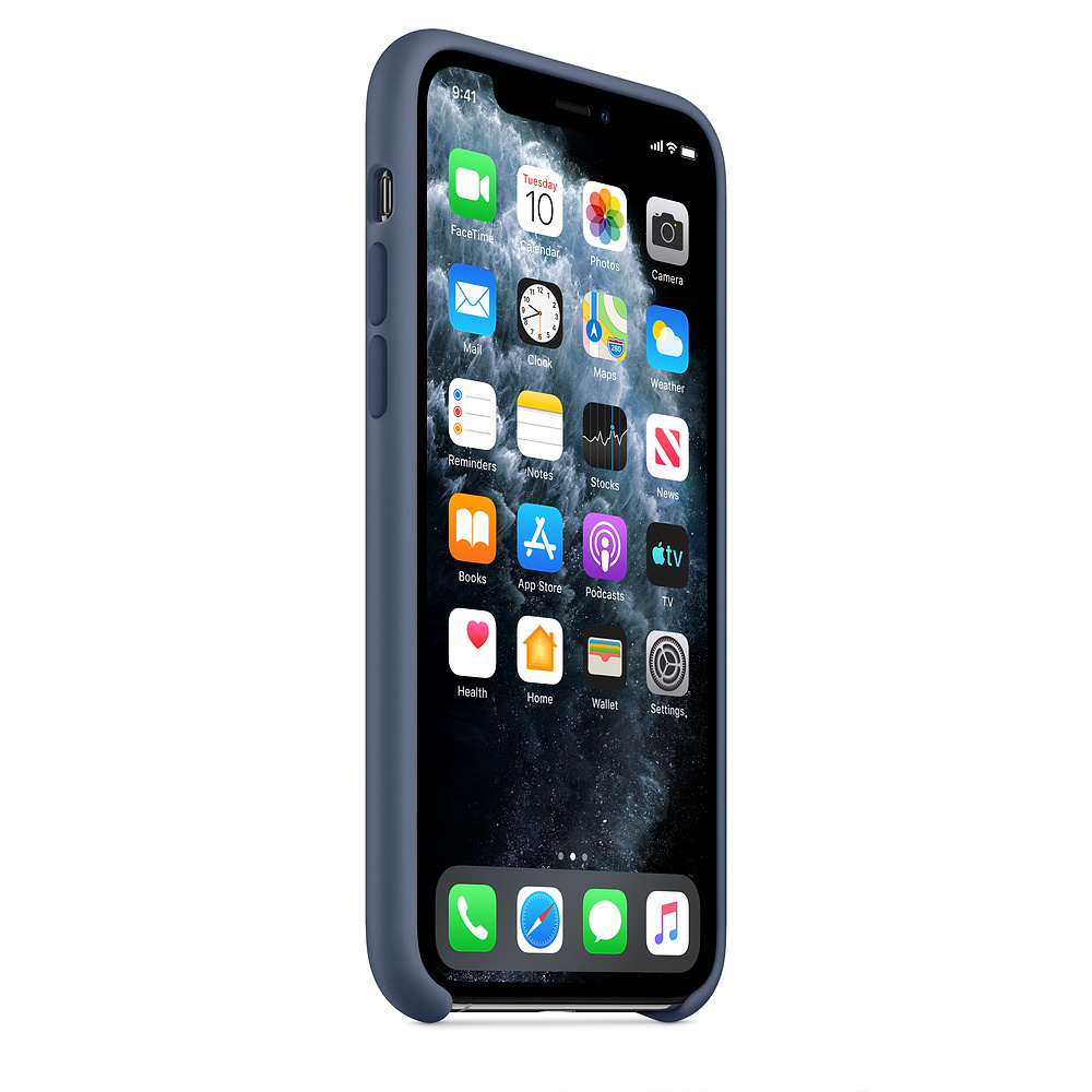 Чехол STR Silicone Case for iPhone 11 Pro Max - Alaskan Blue (Лучшая копия)