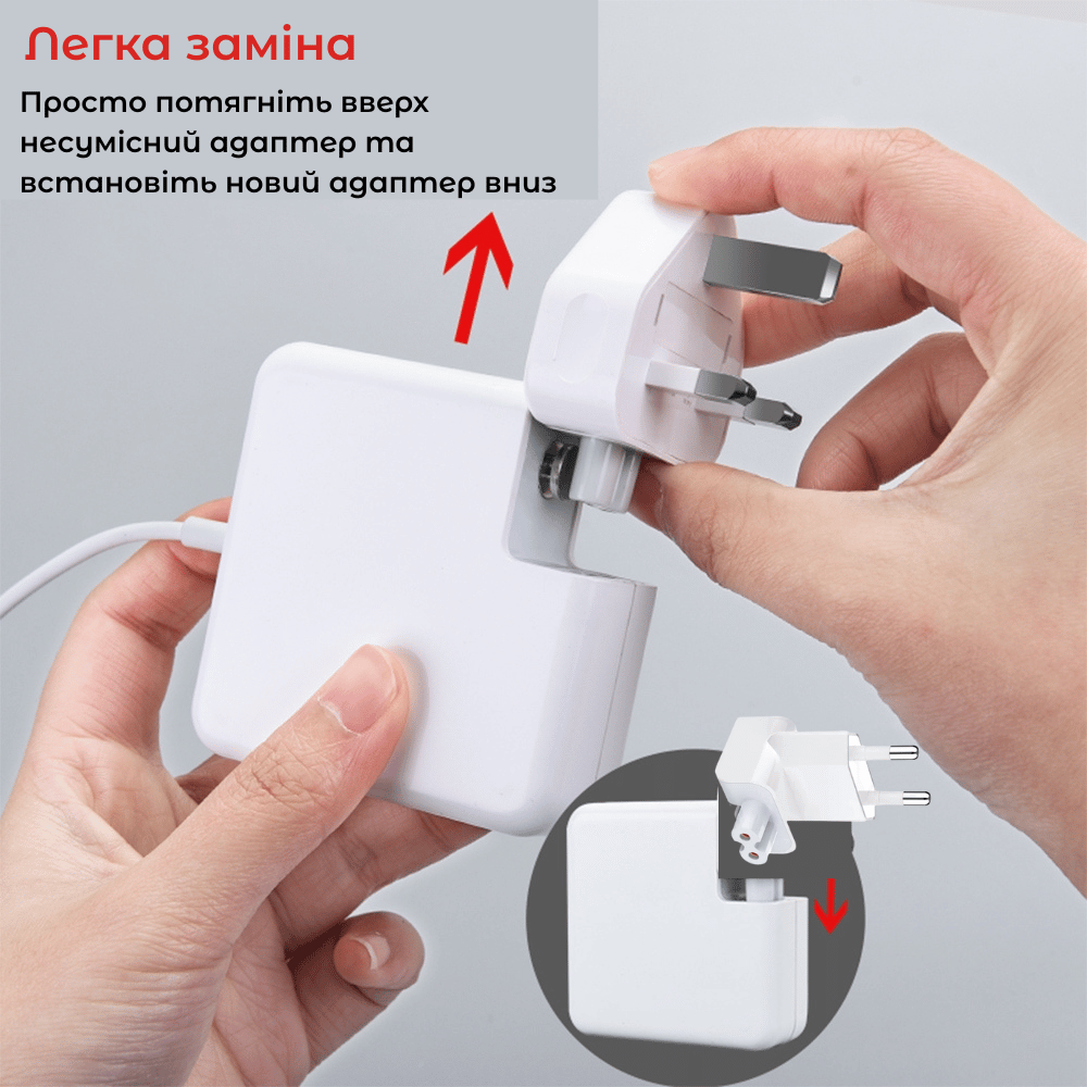 Сетевой переходник Apple для евро розетки (ОРИГИНАЛ)
