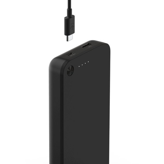 Портативное зарядное устройство Belkin 20100mAh, Power Delivery USB-C 30W, black
