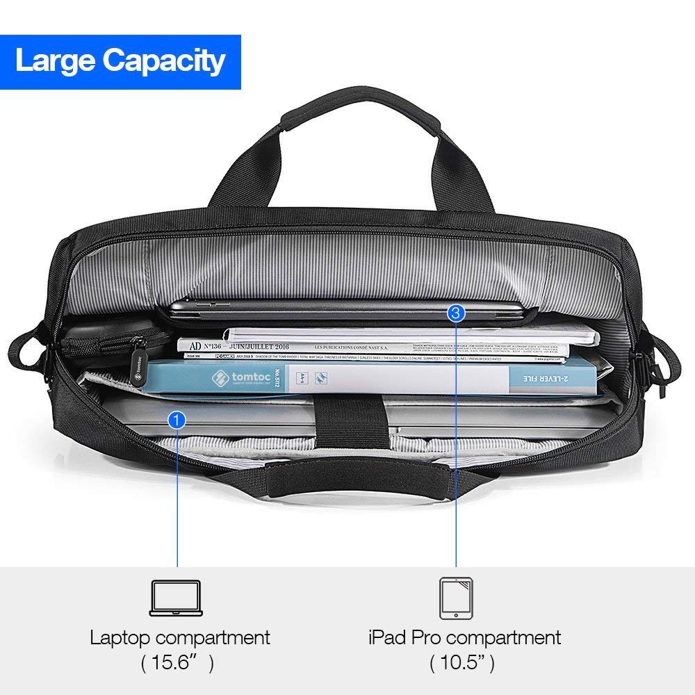 Сумка tomtoc Casual Series Shoulder Bag for MacBook 15 - Black (A46-E01D01)