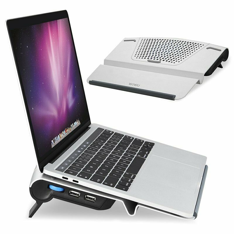 Подставка для ноутбука WIWU S300 Fan Laptop Stand - Silver