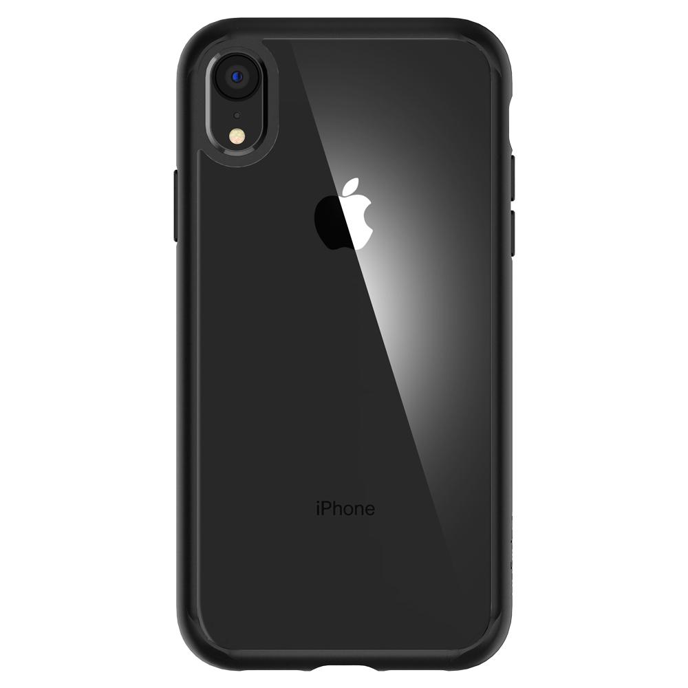 Чехол с защитным стеклом Spigen Ultra Hybrid 360 for iPhone XR - Black (064CS24887)