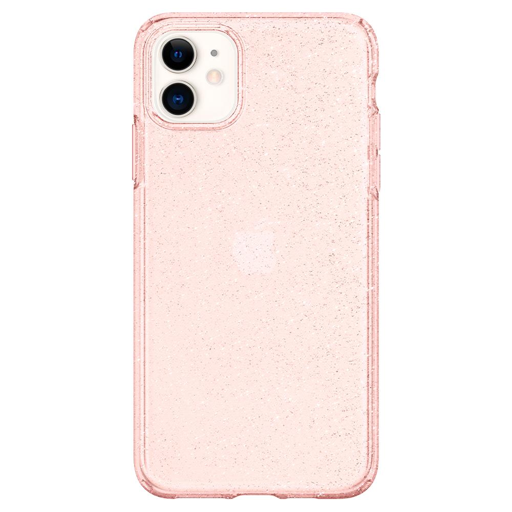 Чехол Spigen для iPhone 11 Liquid Crystal Glitter, Rose Quartz