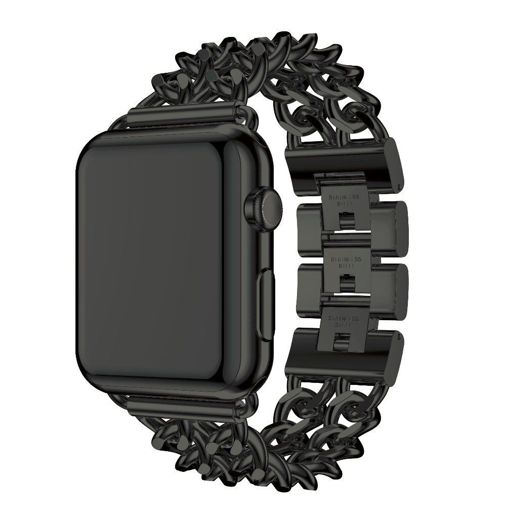 Ремешок STR Chain Stainless Steel Band for Apple Watch 38/40 mm - Black