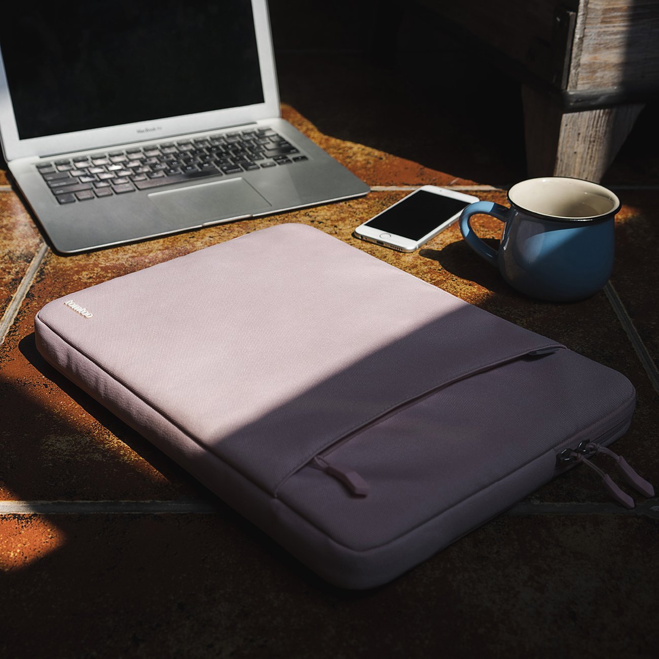 Чехол tomtoc 360° Sleeve for MacBook 12 inch - Baby Pink