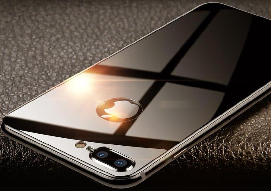 Защитное стекло Baseus 4D 0.3mm Arc-surface Back Tempered Glass for iPhone 8 Plus Space Gray (SGAPIPH8P-4D0G)