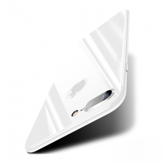 Защитное стекло Baseus 4D 0.3mm Arc-surface Back Tempered Glass for iPhone 8 Plus Silver (SGAPIPH8P-4D0S)