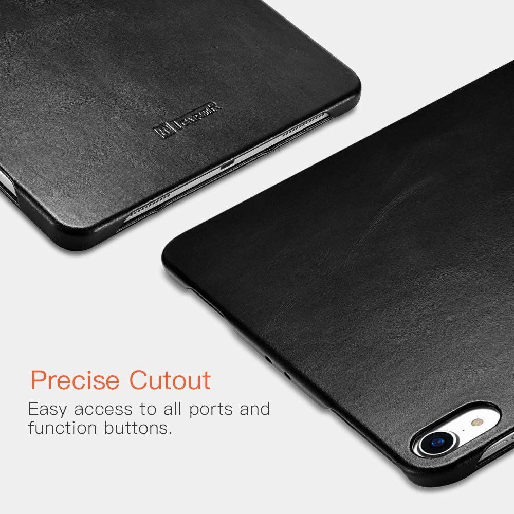 Чехол iCarer Vintage Genuine Leather Folio Case for iPad Pro 11 (2018) - Black